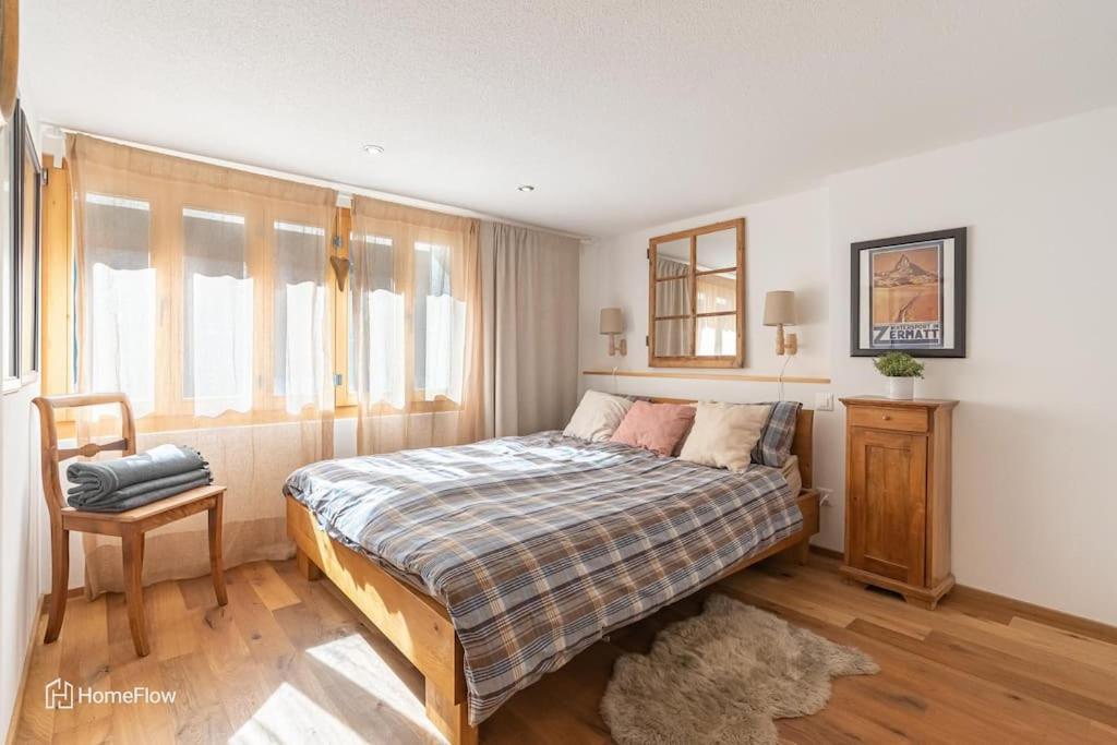 Comfortable Apartment For 4-8 Persons Near Zermatt Tasch Bagian luar foto